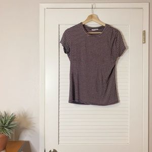 Zara Striped Short Sleeve T-Shirt